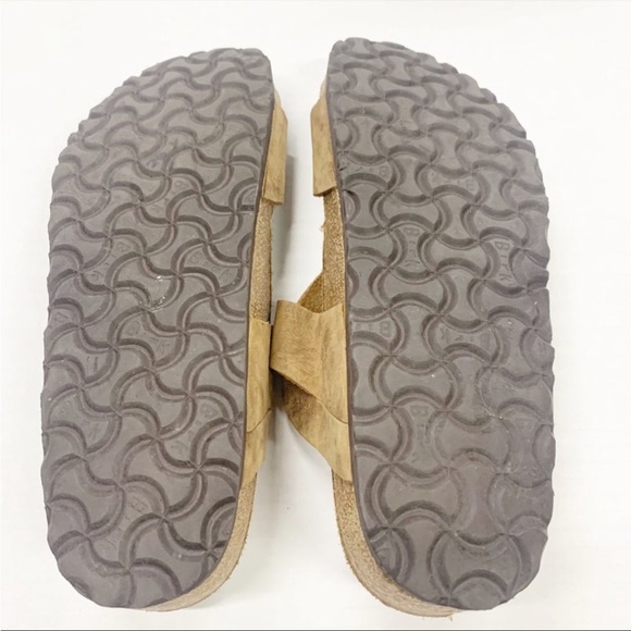 Birkenstock Double Strap Cross Brown Sandals Size 39/ 8-8.5 US - Picture 4 of 4